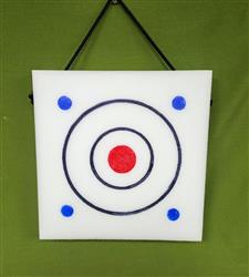KNIFE THROWING TARGET - Double Sided - POLYETHYLENE - 14" x 14" x 2" Only $57.99 - #942
